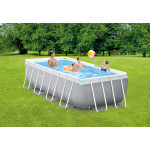 Intex Πισίνα PVC με Μεταλλικό Σκελετό 400x200x100εκ.